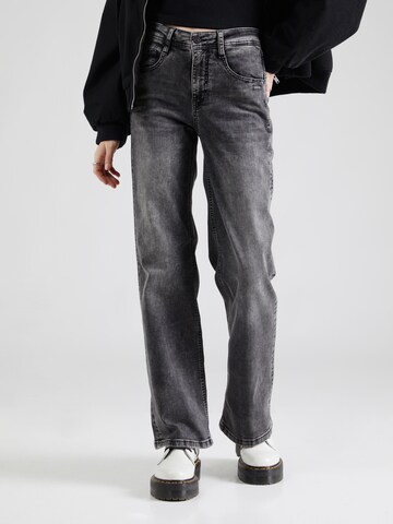 Wide Leg Jean '94Amelie' Gang en noir : devant
