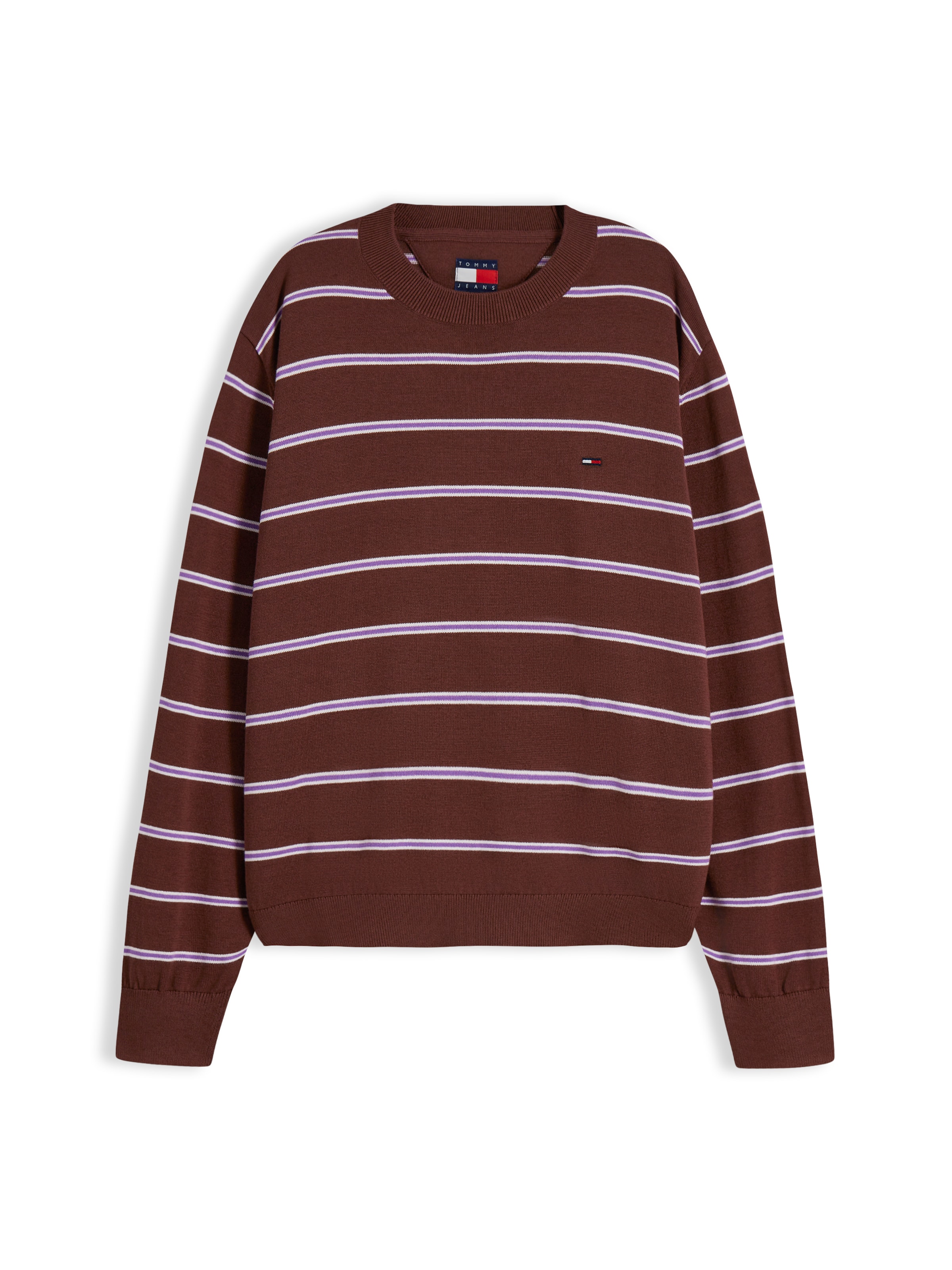 ruda Tommy Jeans Megztinis 'ESSENTIAL': priekis