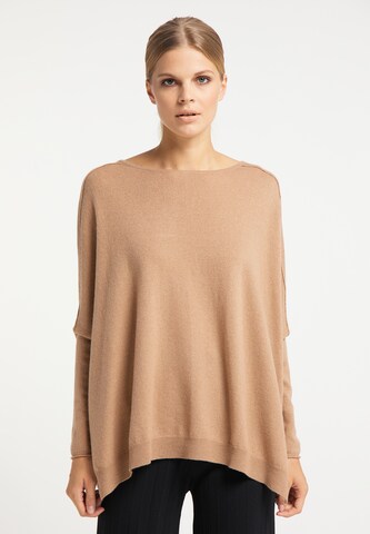 RISA - Jersey talla grande en marrón: frente