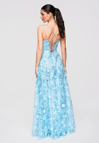 Ombre Avondjurk in Blauw