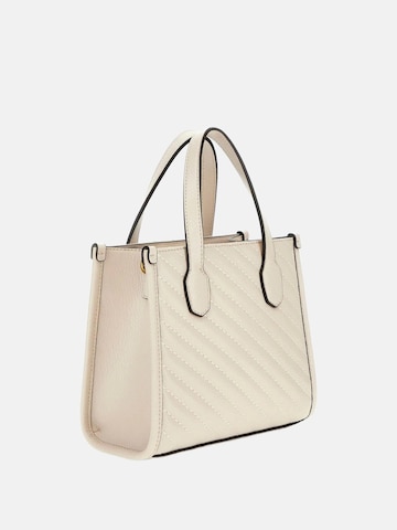 GUESS Torba shopper 'Cabas / Shopping Guess Silvana 2 Comp Tote Bone' w kolorze biały