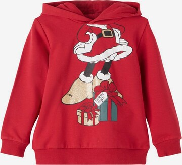 NAME IT Sweatshirt 'Disney Minnie Maus' in Rot: predná strana