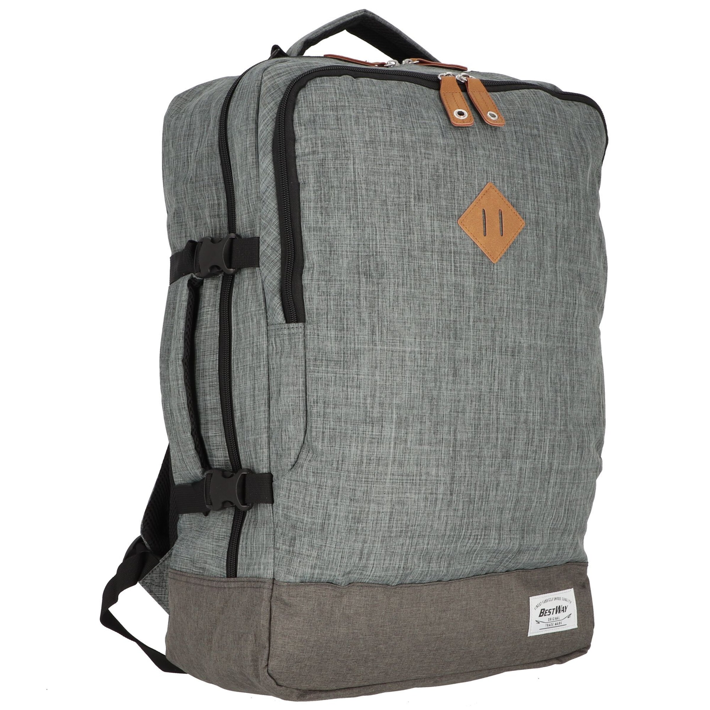 Worldpack Backpack 'Bestway' in Grey