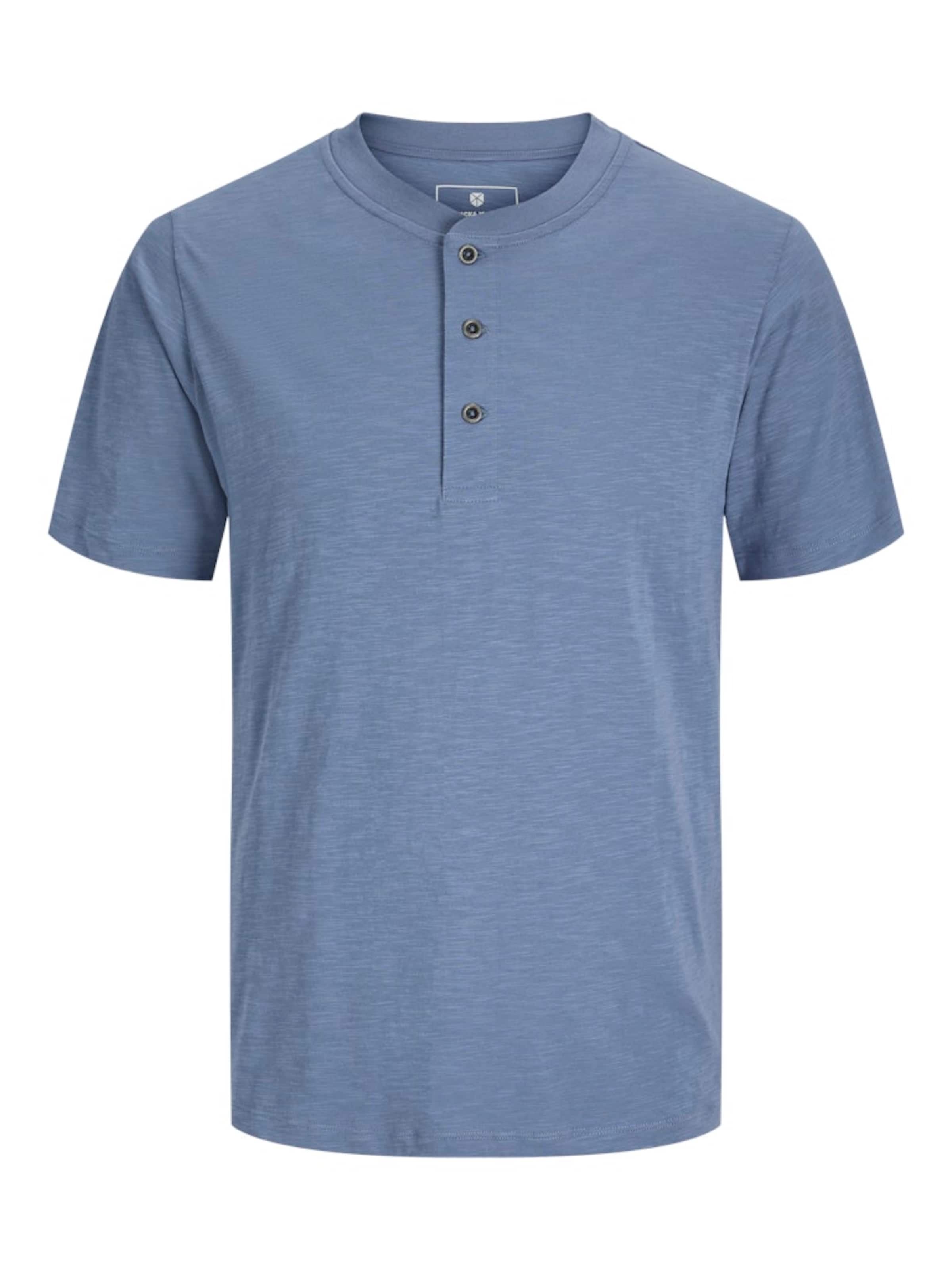 T-Shirt 'JPRBlunixs' Jack & Jones Premium en bleu : devant