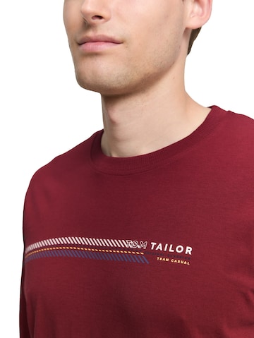 TOM TAILOR Shirt in Rot