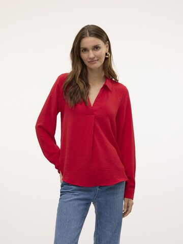 VERO MODA Blouse 'ALVA' in Red: front