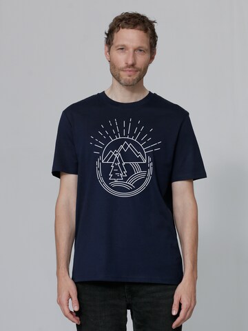 Watapparel Shirt in Blauw: voorkant