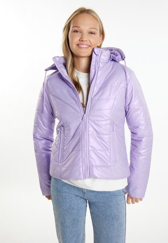 MYMO Winter Jacket in Purple: front