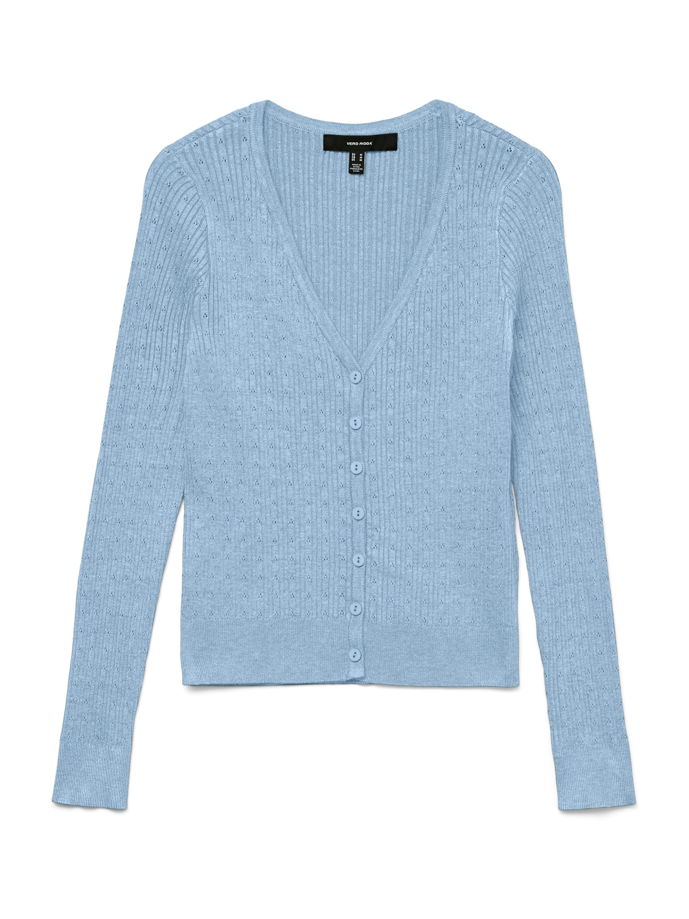 VERO MODA Neuletakki 'VMSILJE' värissä sininen: etupuoli