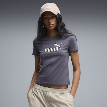 PUMA T-Shirt 'Essentials Elevated No. 1' in Grau: Vorderseite