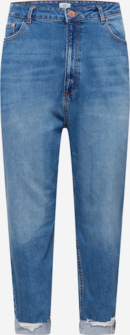 Loosefit Jeans de la River Island Plus pe albastru: față