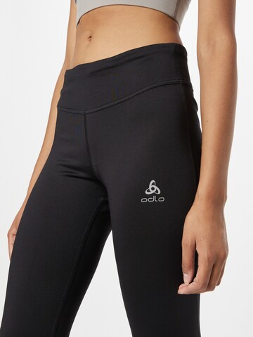 ODLO Skinny Sportbroek in Zwart