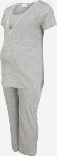 Mamalicious Curve Pyjama 'Amaja' in hellgrau, Produktansicht