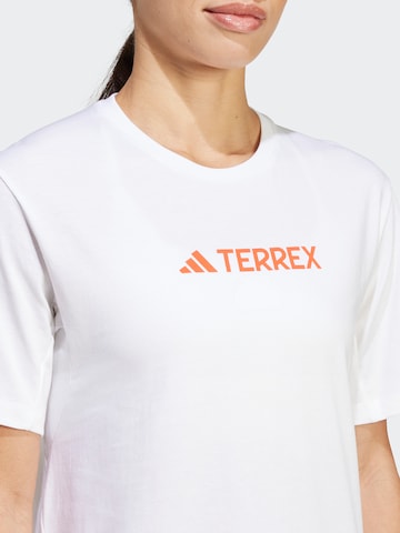 T-shirt fonctionnel ADIDAS TERREX en blanc