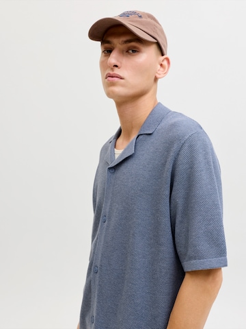 Vestes en maille 'JJCHRIS' JACK & JONES en bleu