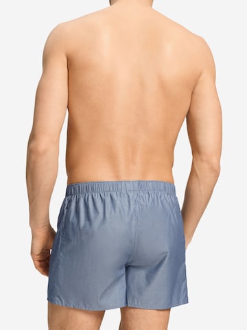 Hanro Boxershorts ' Fancy Woven ' in Blauw
