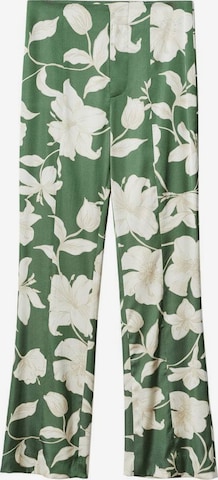 MANGO Regular Pants 'Grass' in Green: front