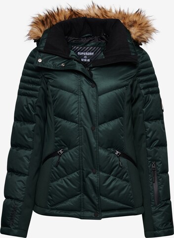 Superdry Outdoorjas in Groen: voorkant