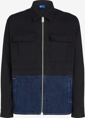 KARL LAGERFELD JEANS Välikausitakki värissä musta: etupuoli