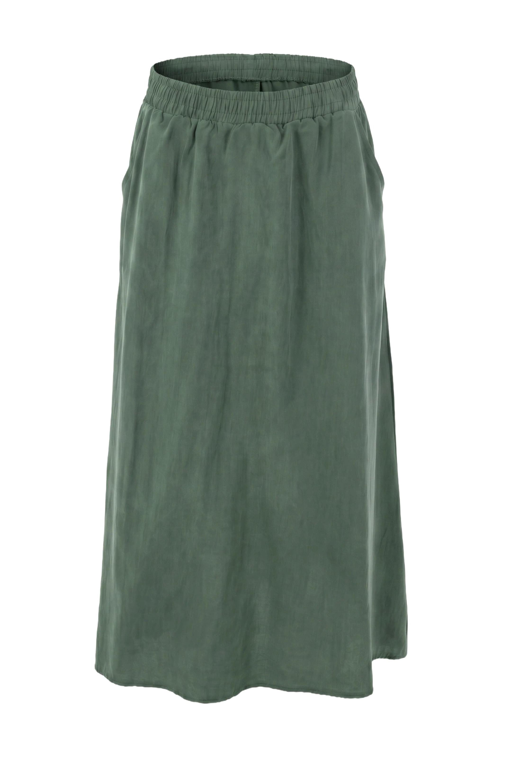 No Matter What Skirt in Green: front