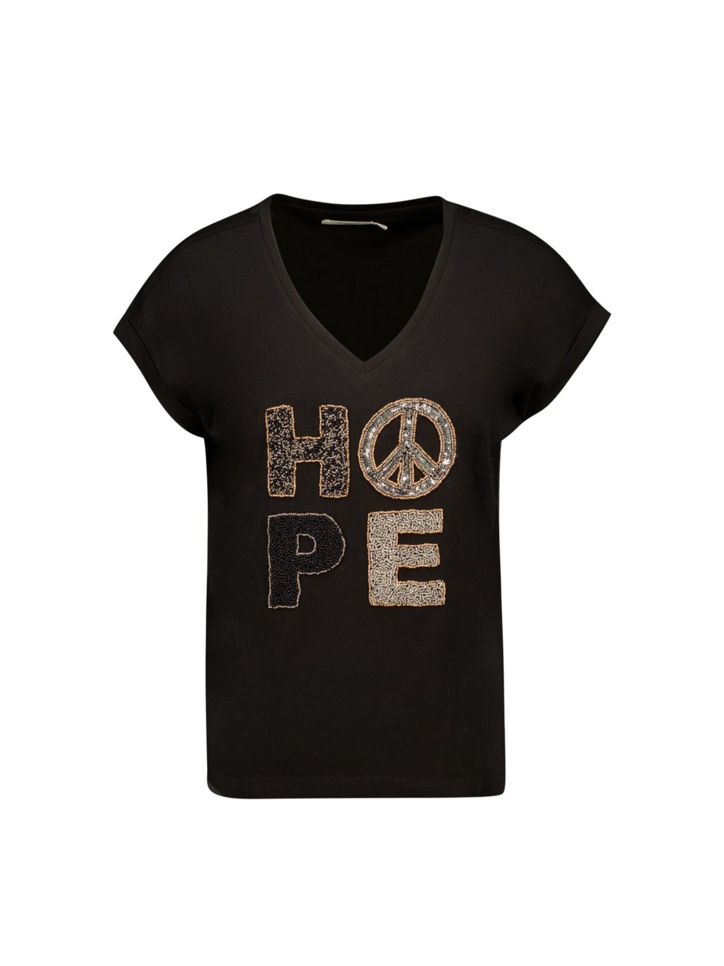 T-shirt Deeluxe en noir : devant