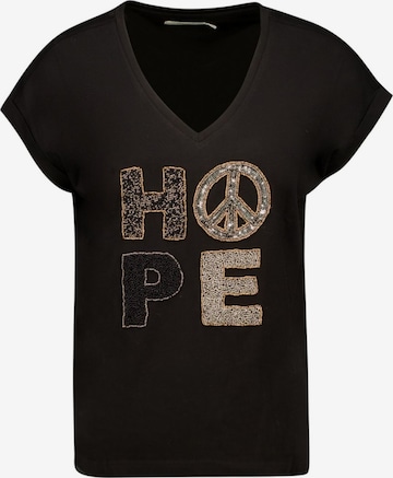 T-shirt Deeluxe en noir : devant