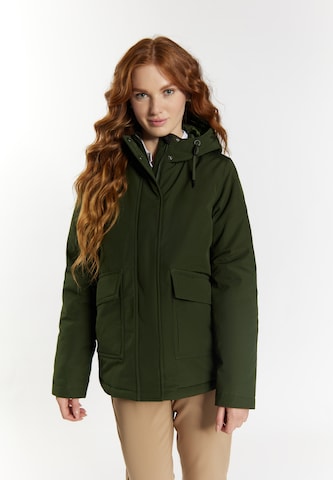 DreiMaster Klassik Зимняя куртка 'Arctic' в Зеленый: спереди