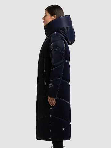 khujo Winter coat 'Pulset Shiny' in Blue