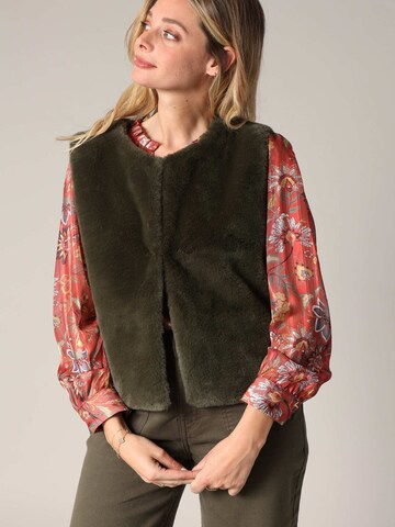 Gilet 'Fuzzy' Deeluxe en vert