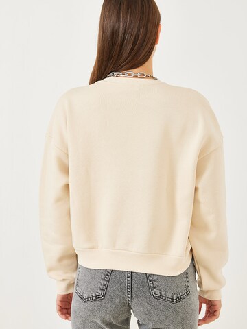 Bluză de molton de la Bianco Lucci pe bej