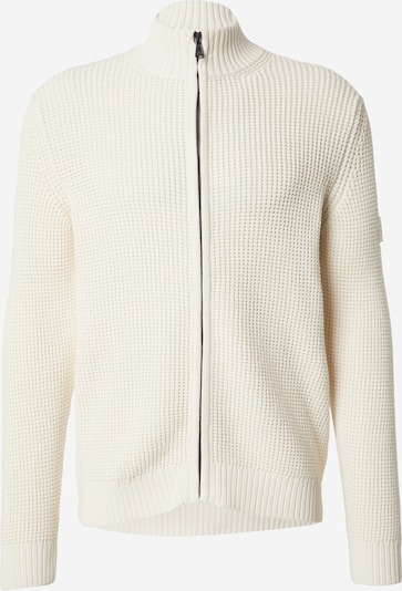 JOOP! Jeans Neuletakki 'Hajoros' värissä luonnonvalkoinen, Tuotenäkymä