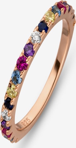 Fiocco Jewelry Ring 'Rainbow' in Gold: Vorderseite