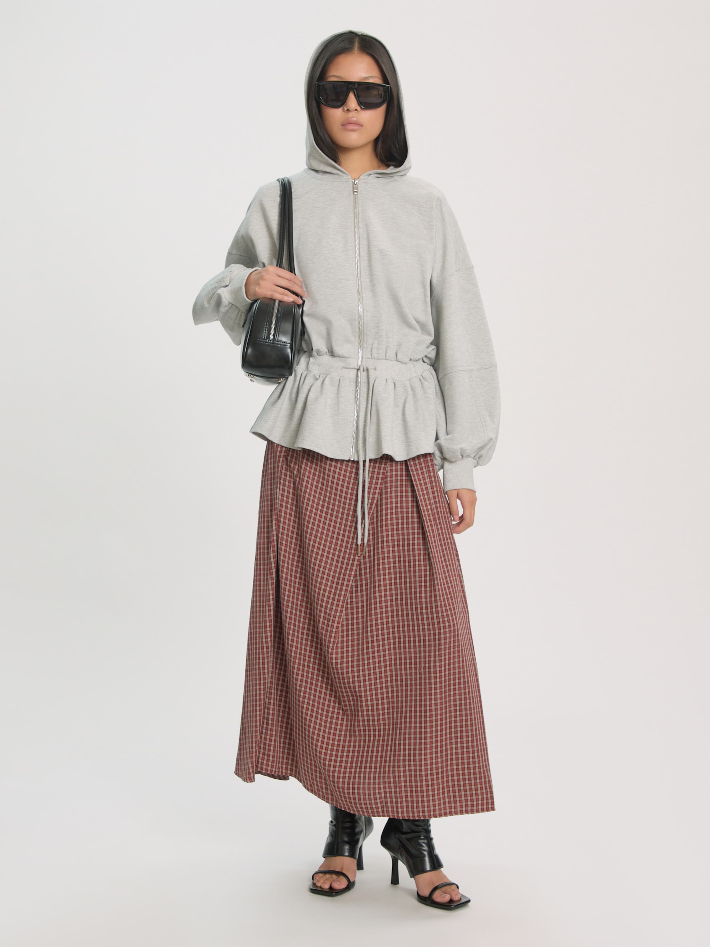 Sweatjacke 'Ulima Peplum'