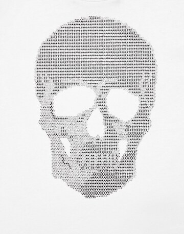 Philipp Plein - Camiseta 'Skull' en blanco