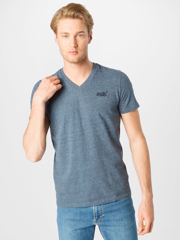 Superdry - Tapered Camiseta en azul: frente