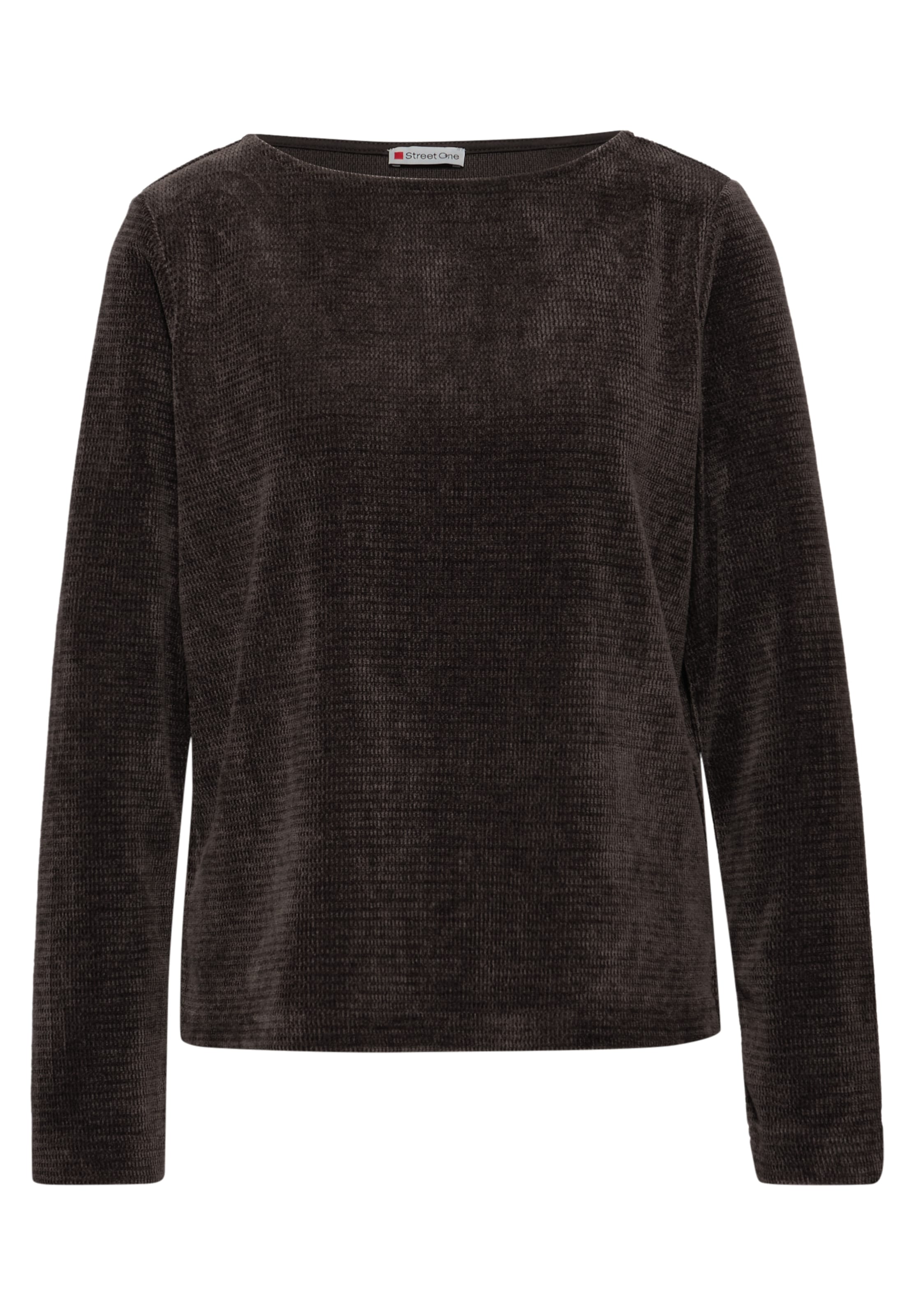 STREET ONE Shirt in Braun: Vorderseite