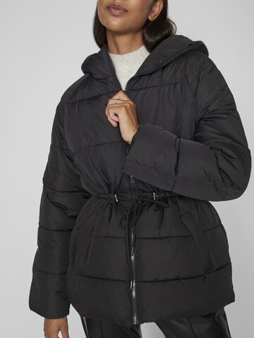 VILA Winter Jacket 'Leana' in Black