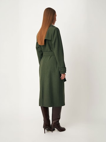 modström - Sobretudo meia-estação ' Shay ' em verde