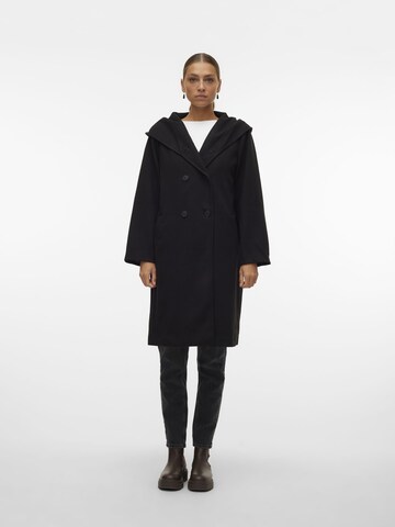 VERO MODA Between-Seasons Coat in Black: front