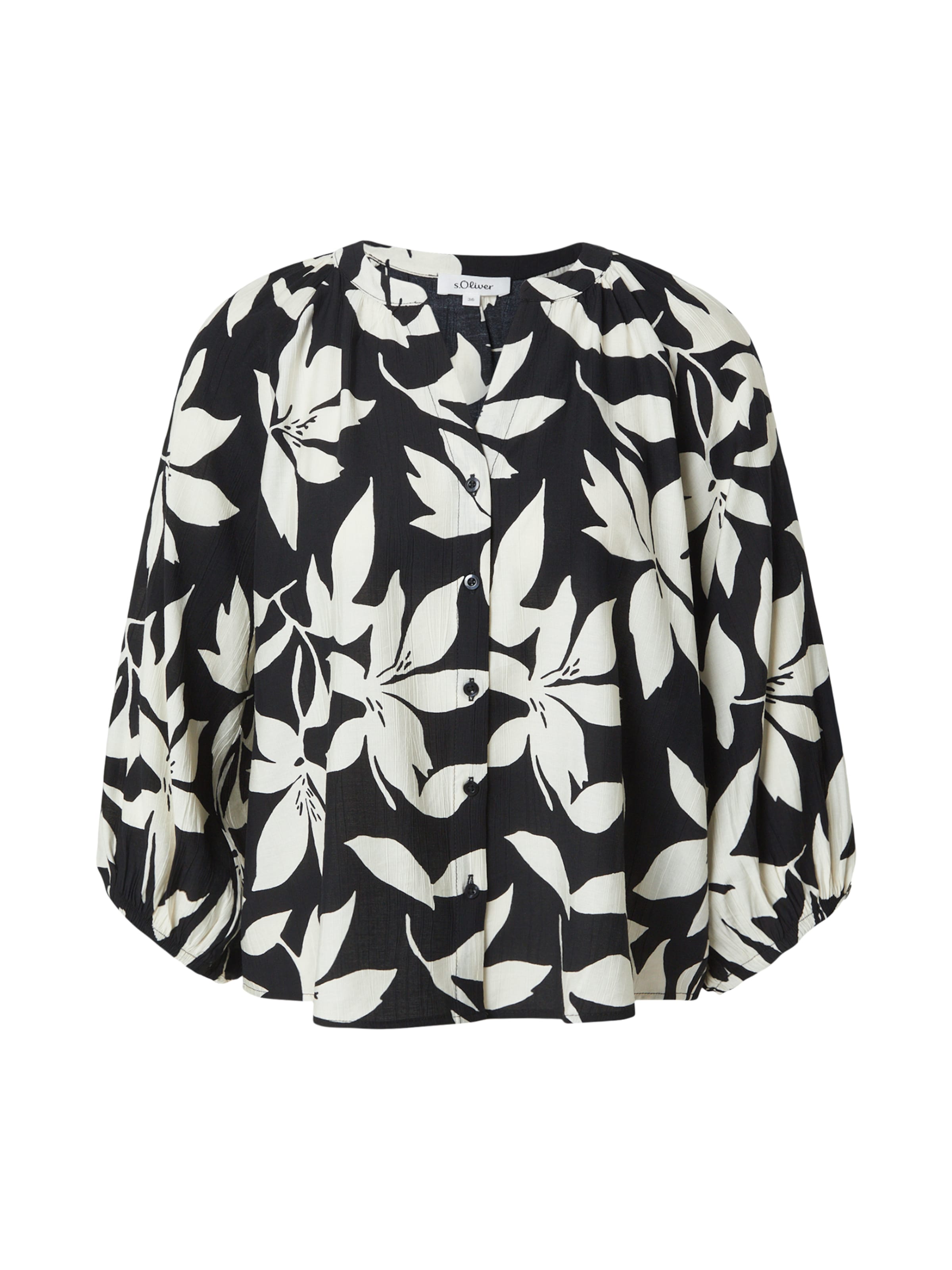 s.Oliver Bluza | črna barva: sprednja stran