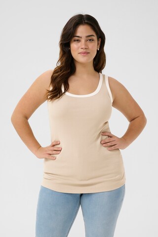 KAFFE CURVE Top 'KCCarina' in Grey: front