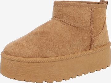 Ital-Design Boots in Brown: front