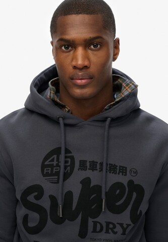 Superdry & Co Mikina 'Records' - Sivá