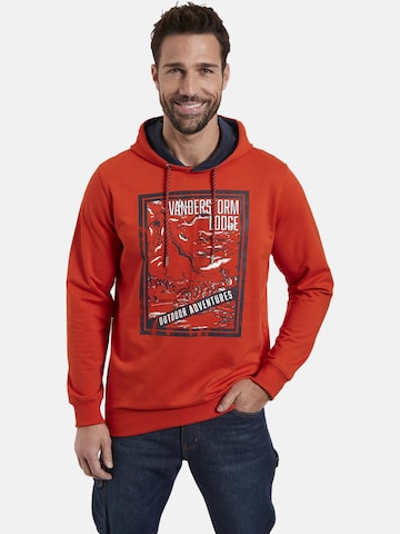 Jan Vanderstorm Sweatshirt ' Isvali ' in Orange: front