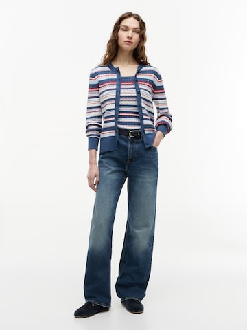 Geacă tricotată de la TOMMY HILFIGER pe albastru