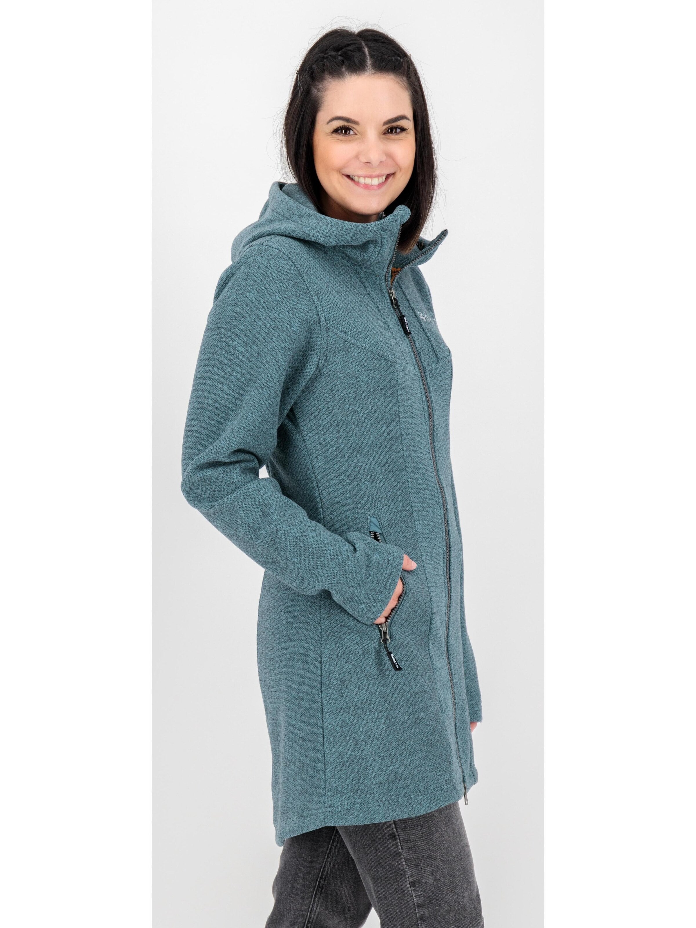 deproc Fleece jas 'GLORY APRIL' in Blauw