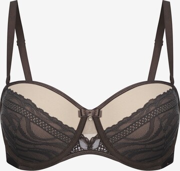 Push-up Soutien-gorge Marc & André en marron : devant