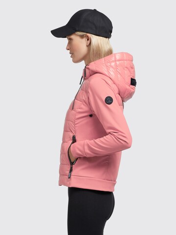 khujo Jacke 'Ghita Shiny' in Pink