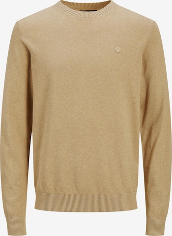 JACK & JONES Sweater 'Ray' in Brown: front