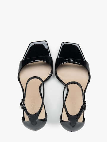 Estro Sandaal '3801-3' in Zwart